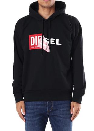 Худі diesel s-alby sweat-shirt black