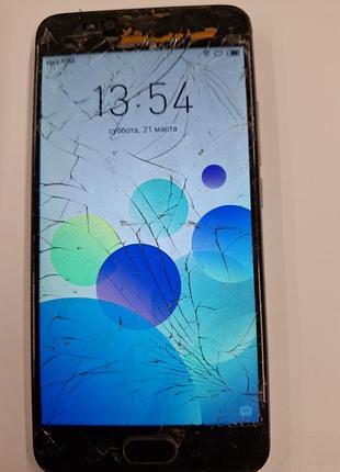 Смартфон meizu m612h на дві sim card, під  ремонт, або на запчастини.