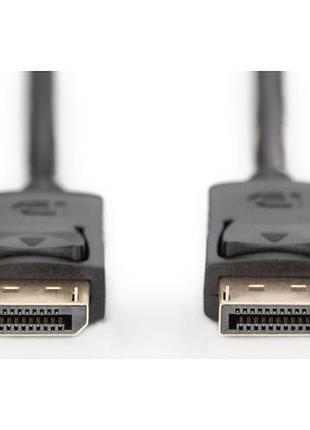 Кабель мультимедійний display port to display port 2.0m digitus (ak-340100-020-s)