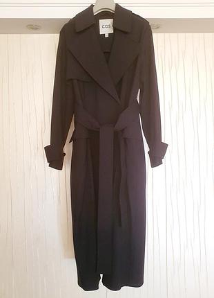 Тренч cos темно синий navy blue