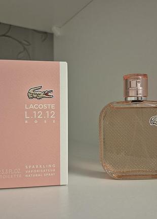 Туалетна вода lacoste l.12.12 rose sparkling