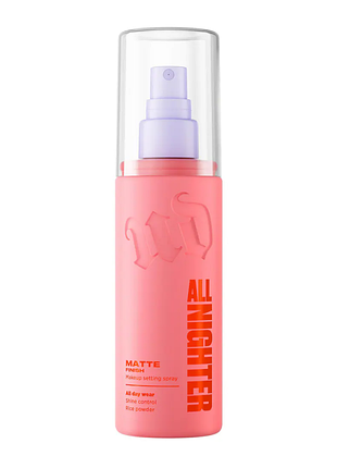 Urban decay all nighter waterproof matte setting spray with 24hr wear водостойкий матовый фиксирующий спрей, 118 мл