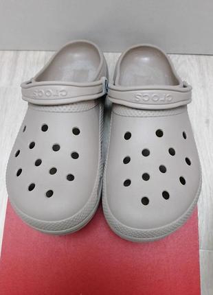 Crocs бежеві клоги сабо мюлі 3