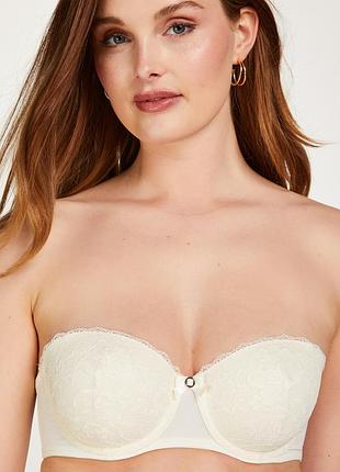 Бюст молочного кольору, білий hunkemoller балконет