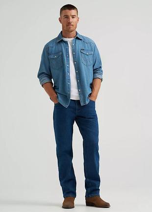 Джинсы мужские wrangler® five star premium denim comfort stretch свободного кроя 1097fxvmd 40х34, 46х32, 48х32, 50х32