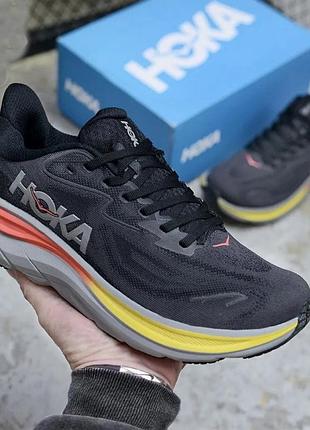 Кросівки для бігу hoka clifton 10 galactic grey