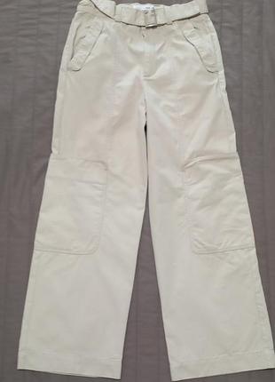 Легкие коттоновые брюки zara для девочки