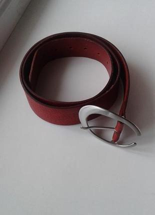 Кожаный ремень next (real leather) — made in england унисекс