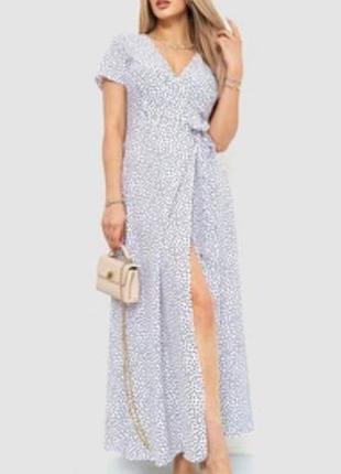Платье макси на запах