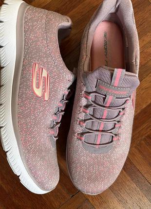 Жіночі кросівки skechers, що належать до популярної лінійки summits 10/41  usa 🇺🇸