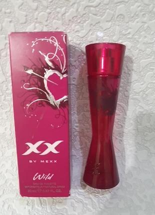Mexx xx wild женская туалетная вода 20мл,оригинал,винтаж