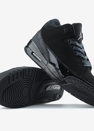 Кроссовки jordan 3 black cat арт 2063