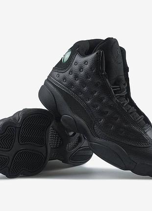 Кросівки jordan 13 retro total black altitude  арт 2075