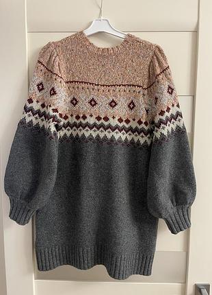 Подовжений светр від zara