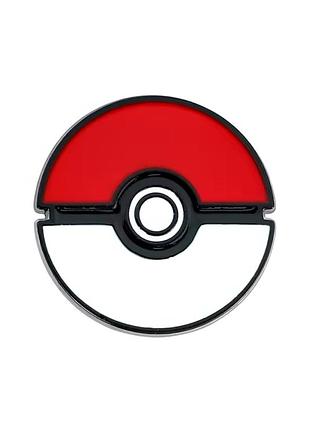 Круглый металлический значок pokemon go покебол аниме покемон брошка pokemon pokeball pikachu anime пикачу poke ball