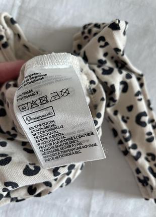 Боді для малюка h&m леопард 4