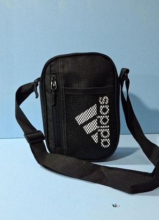 Барсетка adidas stripe vertically чорна 10