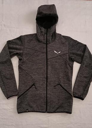 Шерстяная треккинговая соп худи кофта salewa сточное состояние. как arcteryx the north face patagonia icebreaker norrona dynafin rab mammut extream