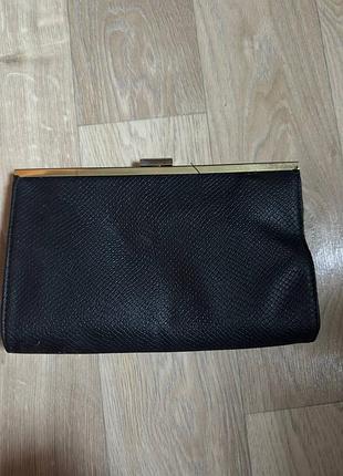 Жіночий клатч чорний сумка