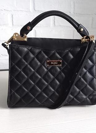 Стильная кожаная сумка bcbg
