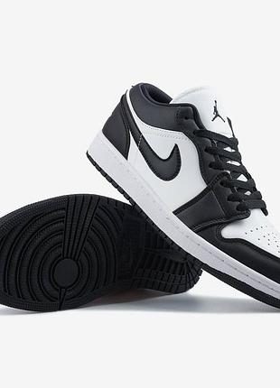 Кроссовки jordan 1 low black white арт 2065