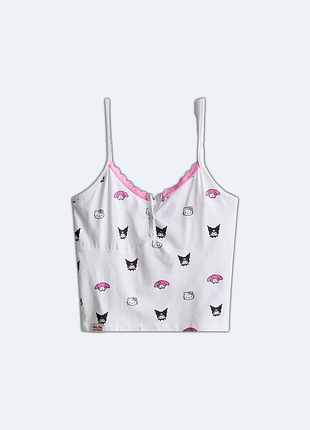 Піжамна майка з принтом hello kitty та друзів м 12-14 primark