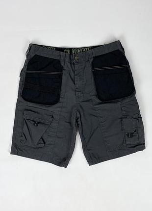 Карго шорти apache industrial workwear робочі шорти для роботи чоловічі сірі професійні з кишенями розмір 34