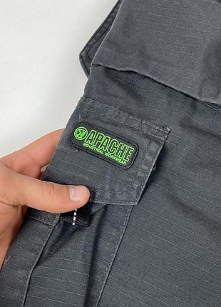 Карго шорти apache industrial workwear робочі шорти для роботи чоловічі сірі професійні з кишенями розмір 34 4