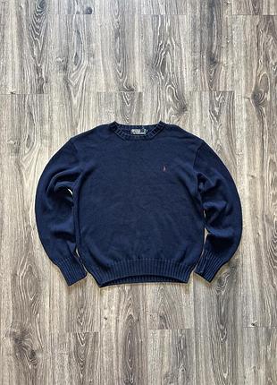 Вʼязаний вінтажний светр polo ralph lauren vintage knit wear