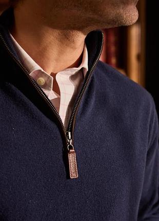 Джемпер кофта светр зіп 1/4 schoffel 100%wool 2