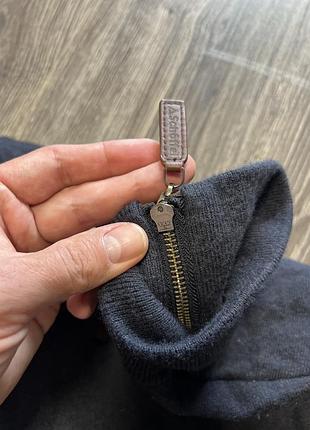 Джемпер кофта светр зіп 1/4 schoffel 100%wool 7