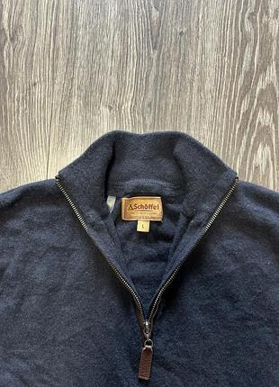 Джемпер кофта светр зіп 1/4 schoffel 100%wool 6