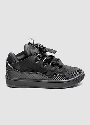 Lanvin curb sneakers black