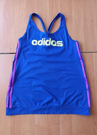 Бавовняна спортивна майка від adidas/