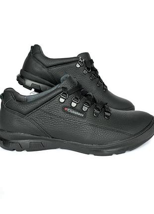 Чоловічі шкіряні кросівки clubshoes осінь весна демісезон