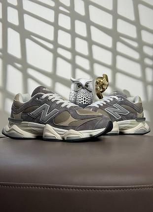 Мужские кроссовки new balance 9060 grey beige white