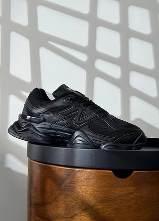 Женские кроссовки new balance 9060 all black