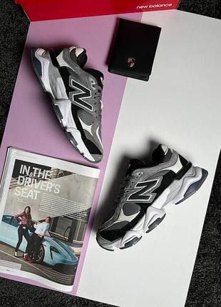 Жіночі кросівки new balance 9060 grey black white