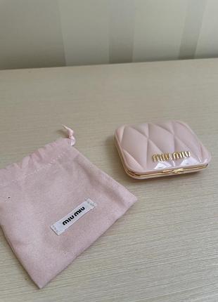 Нове кишенькове дзеркальце від міу в пакуванні🎀подвійне