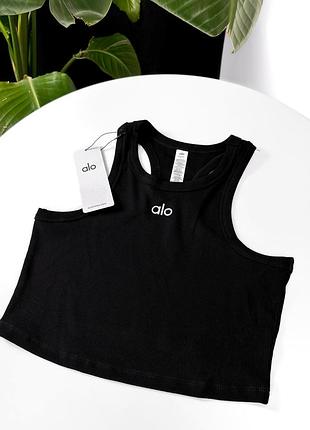 Топ жіночий alo yoga чорний