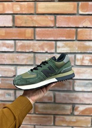 New balance 574 legacy stone island "dark green"