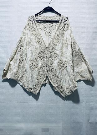 Кофта з мережива p. s- xl оверсайз