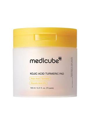 Повна передоплата пади для обличчя medicube kojic acid turmeric pad 160ml (70pads)