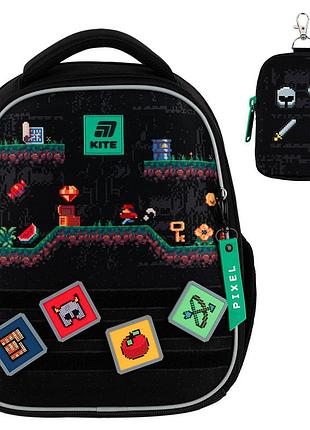 Рюкзак kite education каркасний k25-555s-4 pixel game