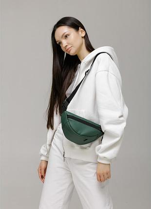 Сумка на пояс бананка sambag marina msg зеленая