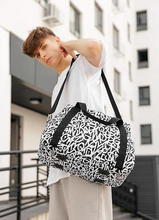 Спортивная сумка sambag vogue принт "graphity"