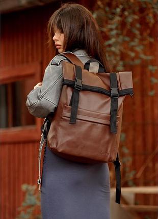 Рюкзак sambag ролл унисекс rolltop milton lh шоколадный