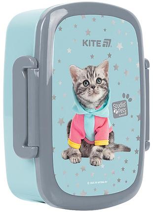 Ланчбокс kite sp25-163 с наполнением 750мл. studio pets