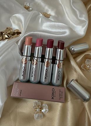 Кольоровий зволожувальний бальзам для губ coloured balm kiko milano бальзам для губ кіко мілано
