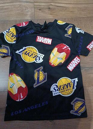 Футболка баскетбольна з героями marvel nba